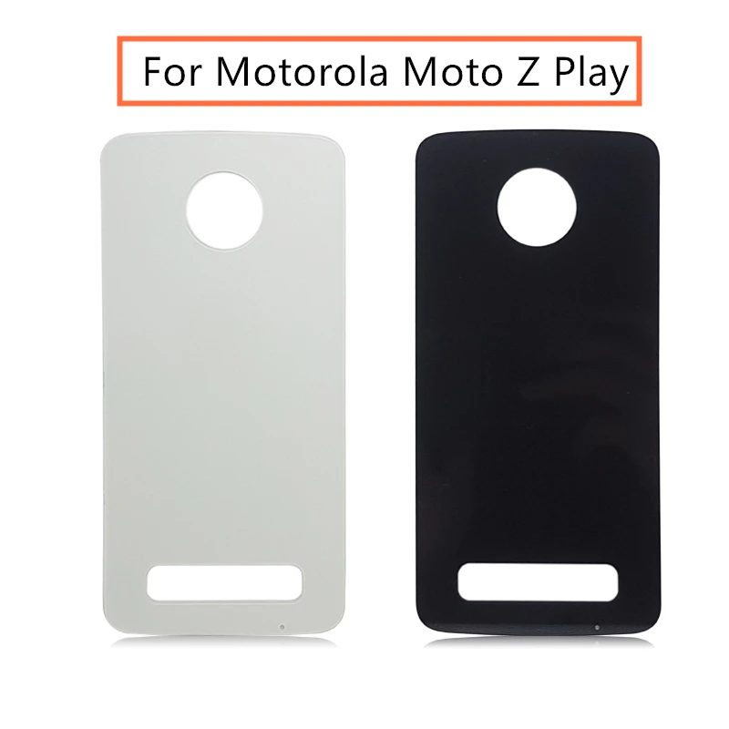 For Motorola Moto Z Play XT1635  Glass Battery Door Case Back Cover Rear Phone Housing Case Replacement Parts