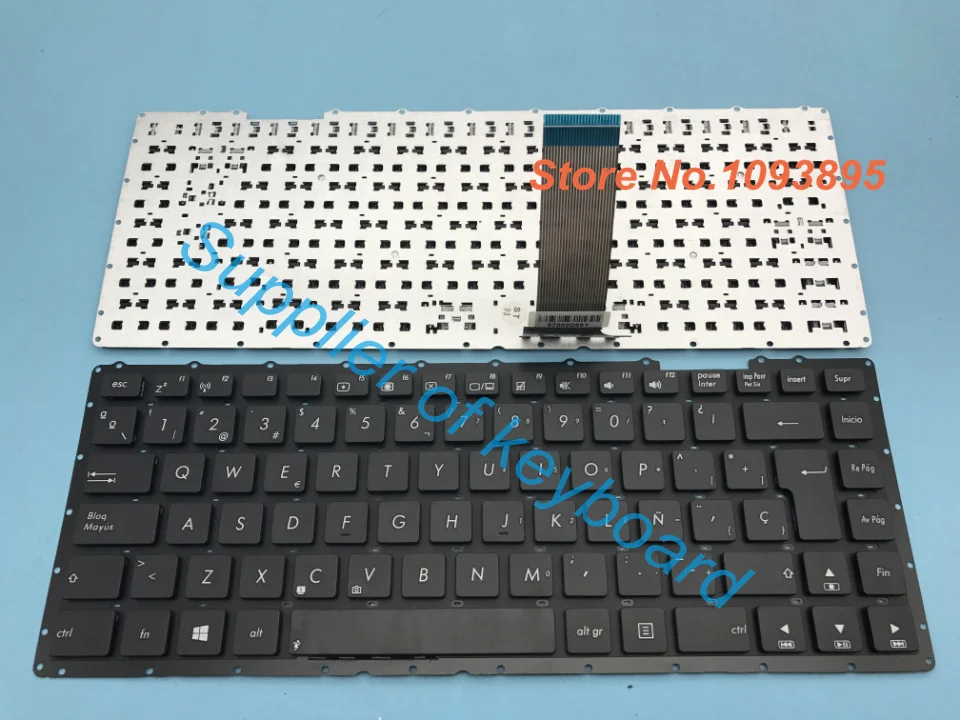 New For Asus D451V F450J F450JB F450JF F450JN K450J K450JB A450J X450J R409J Laptop English/Latin Spanish Keyboard