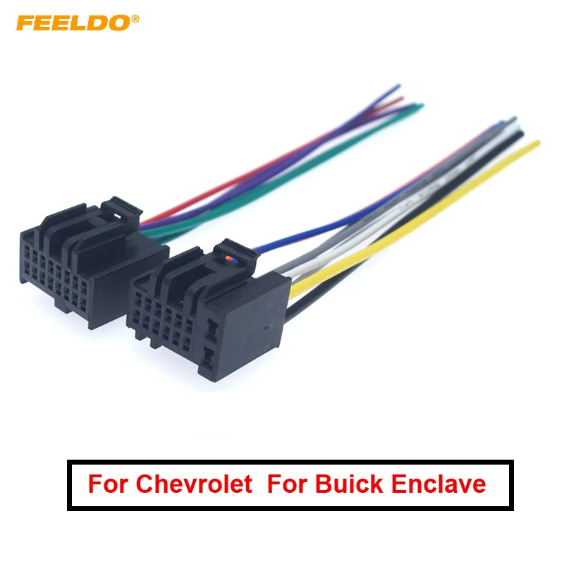 

10Pair Car Stereo ISO Audio Installation Wiring Harness Adapter For Chevrolet Captiva Enclave Silverado Tahoe Radio CD/DVD Cable