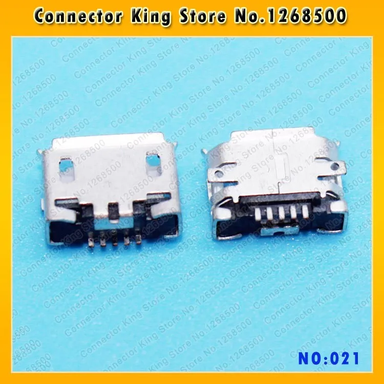ChengHaoRan 마이크로 여성 usb 커넥터 SMT pcb 충전 커넥터 B 유형, MC-021