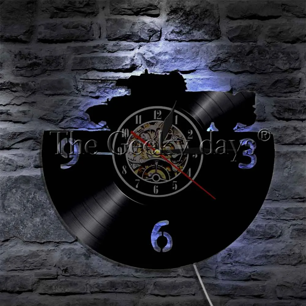 Главный боевой танк, Φ, значок, декоративное освещение, часы, солдат, искусство на стене, атмосфера