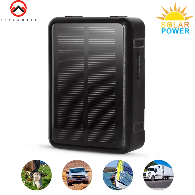 

Solar Power GPS Tracker Car Strong Magnetic RF-V34 Pet GPS Locator WIFI Tracking Sheep Cow Cattle Horse Long Standby Waterproof