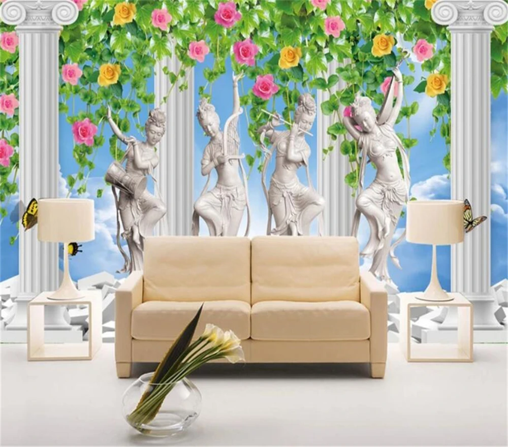 

Decorative wallpaper Fairyland creative background wall painting