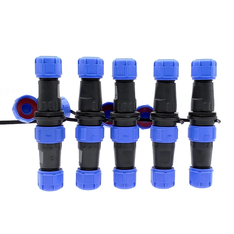 SP1310 SP1311 Waterproof docking connector plug SP13 2pin 3pin 4pin 5pin 6pin 7pin IP68 cable connector