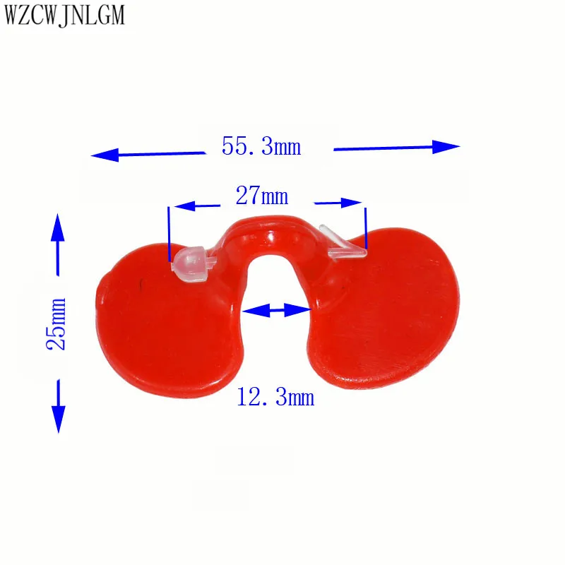 Poultry chicken with tying glasses 80/70/5.5mm red peacock goggles pheasant glasses poultry products  50pcs