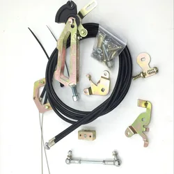 SherryBerg fajs dcoe carb linkage 38 40 45 48 50 55 Dcoe Carburettor Gas Rod Linkage Double Throttle Cable for EMPI WEBER SOLEX