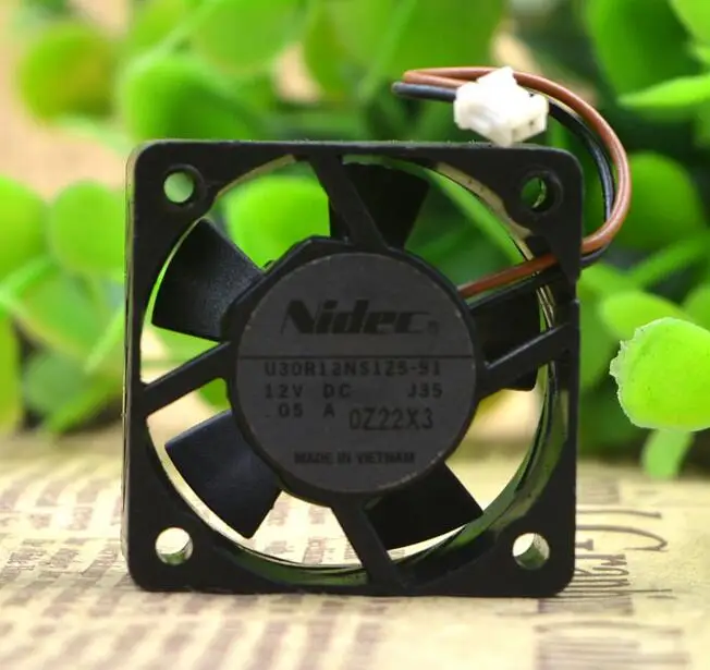 Original  NIDEC U30R12NS1Z5-51 12V 3010 2 wire notebook 3CM projector small fan