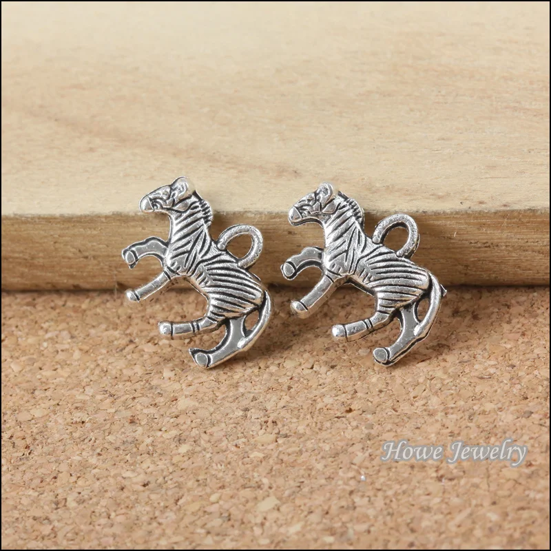 

180pcs silver tone plated horse pendant fit for necklaces & pendants DIY jewelry findings Accessories B056