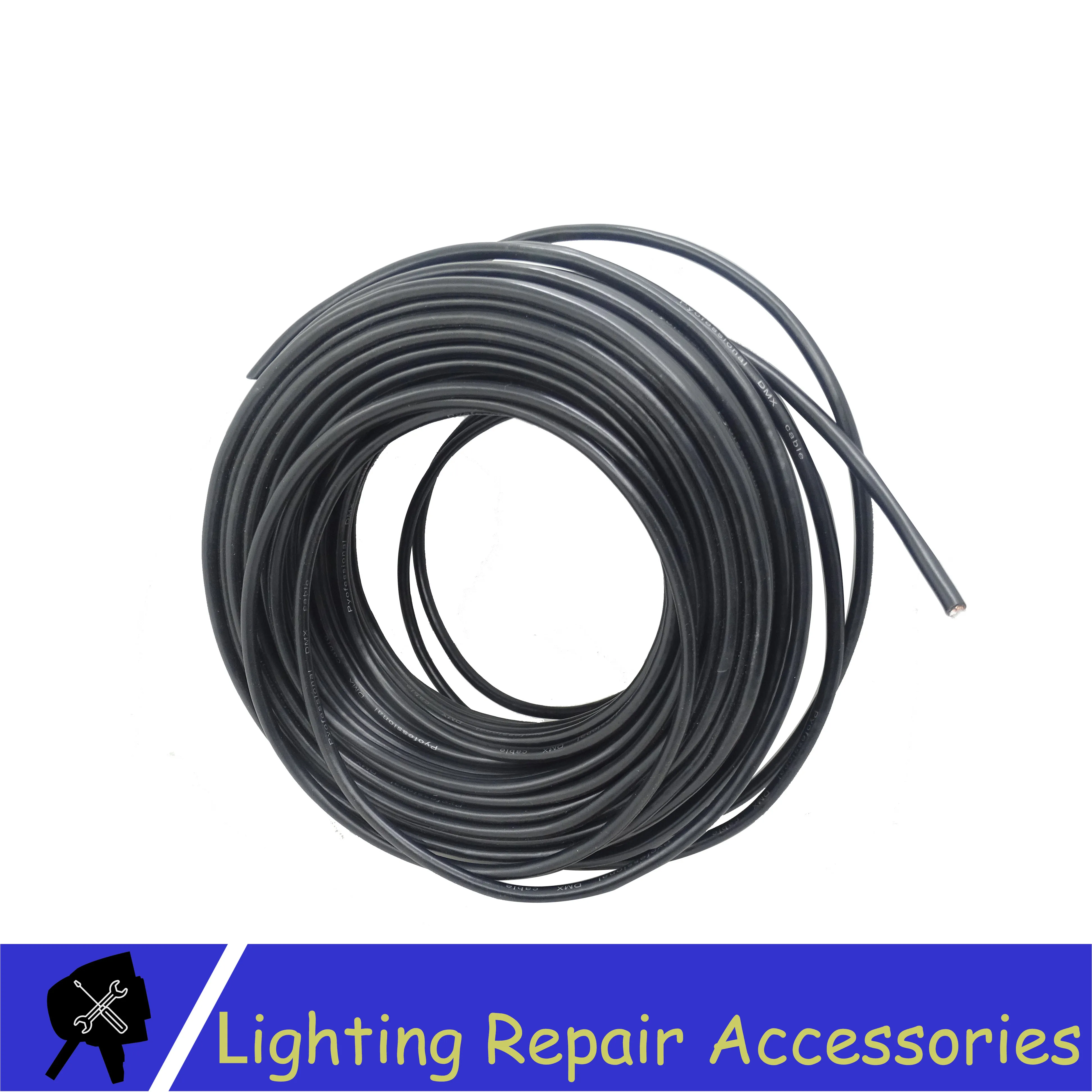 3-PIN Signal Connection Shielding DMX Cable 50M/100M/150M/200M/250M/300M/350M/400M/500M DMX Cable For LED PAR Stage Lights