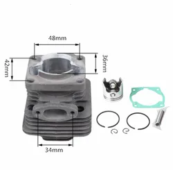 TL33/CG330 1E36F Brush cutter grass trimmer cylinder set dia 36mm