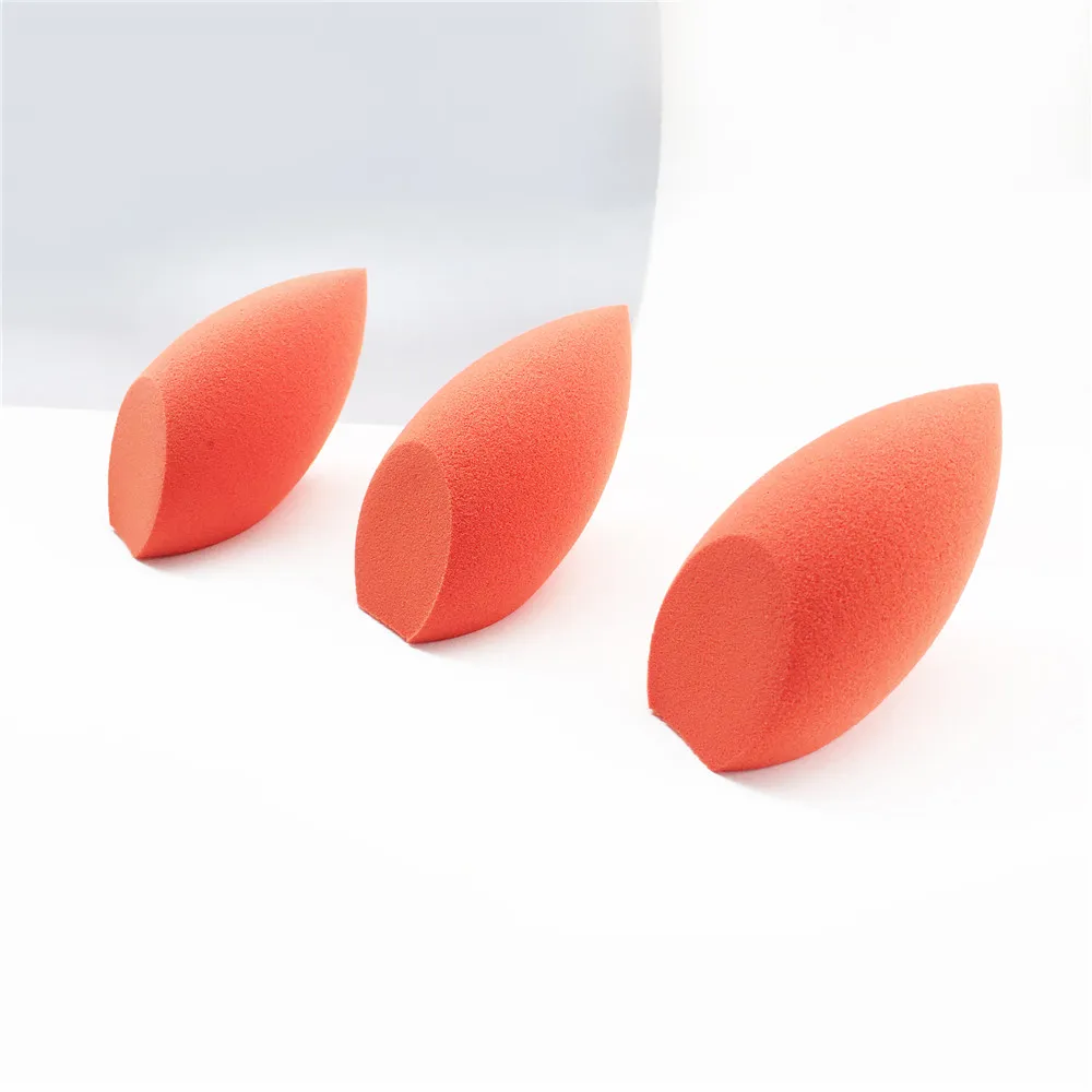 bdbeauty 3D Definer Beauty Makeup Blending Sponge - Pure Orange - Soft Cosmetic Applicator for Cream Liquid Foundation & Powders