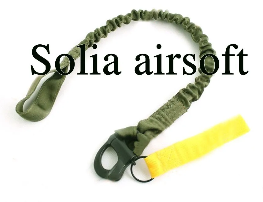 Quick Release Tactical Protective Sling Lanyard Safety Line Climbing Rope Olive Drab