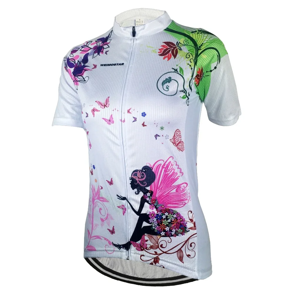 Weimostar 2024 Cycling Jersey Women Top Bike Short Sleeve Ropa Ciclismo Bicycle Clothing Sportswear Cheap-Clothes-China S-3XL