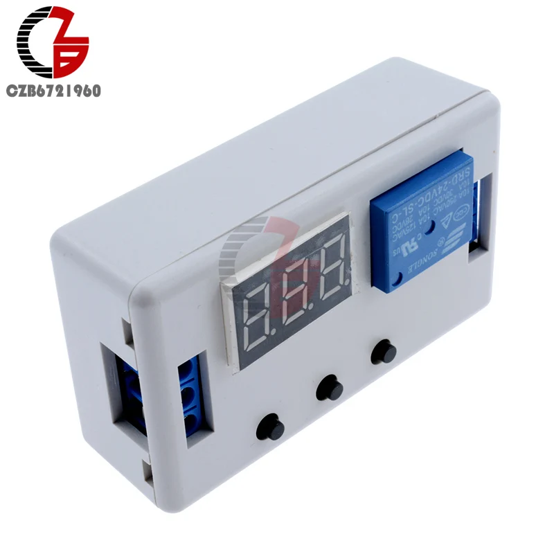 DC 12V 24V Time Delay Relay LED Digital Automation Timer Control Switch Timing Relay Module PLC Trigger Switch