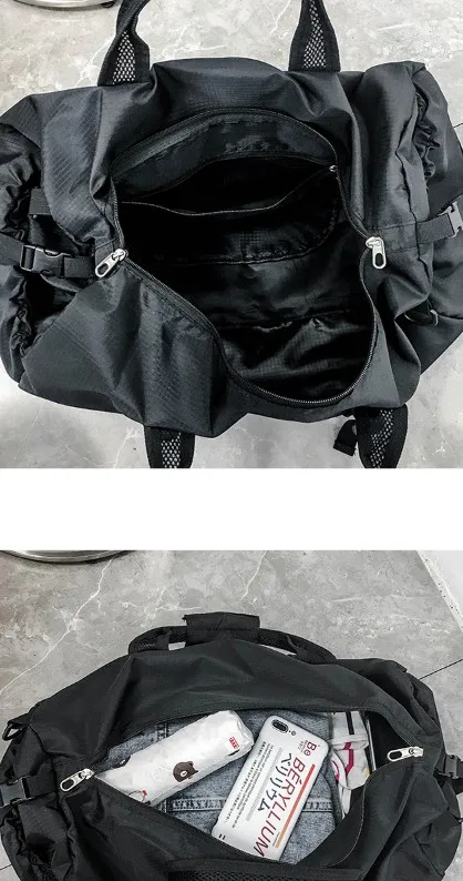 versatile  casual use shoulder  bags GYM bag Barrel shaped waterproof  large capacity sports bag