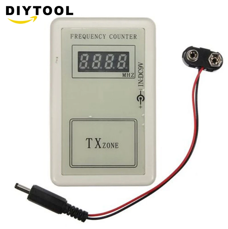 Remote Control Wireless Frequency Meter Counter for Car Auto Key Remote Control Detector Cymometer Power Supply Cable