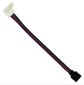 

10 шт. x 10 мм 4-контаксветодиодный светодиодная RGB-лента, соединяемая паяльная печатная плата с гнездовым соединением для светодиодной ленсветильник SMD 5050