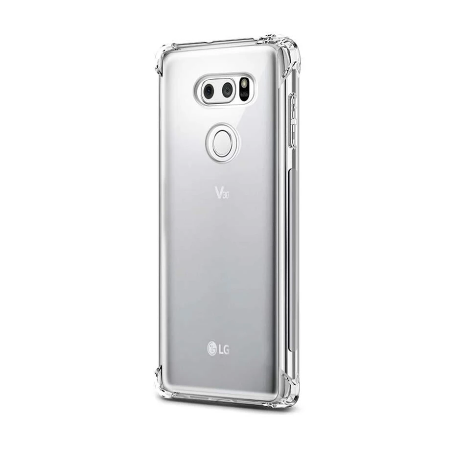 For LG V20 V30 G7 thinq G6 Q8 V9 Stylo 3 K4 2017 K10 2018 Anti-knock Transparent Phone Case For LG G7 thinq Cases