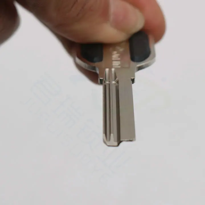 10 pces x casa chave embrião esquerda e direita slot em branco chave lâmina substituição comprimento 38mm jf096/97