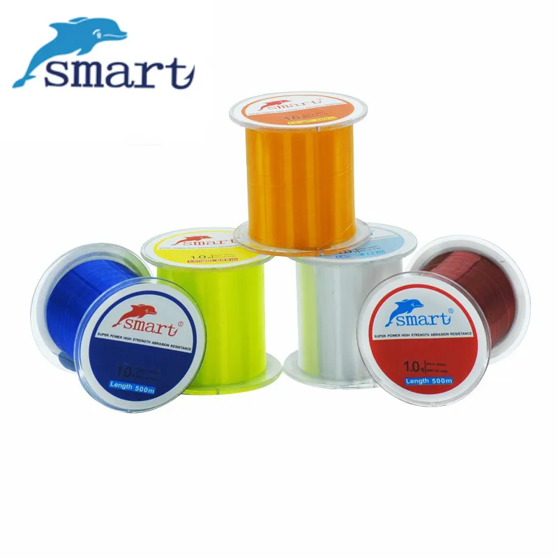 Smart 500m Nylon Fishing Line Extreme Strong Monofilament Line Vissen Linha De Pesca Japan Carp Fishing Peche A La Mouche