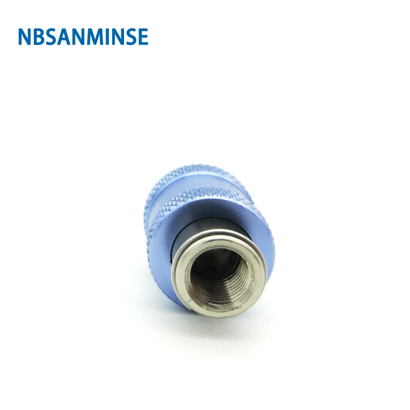 NBSANMINSE HSV 1/8 1/4 3/8 1/2 Hand Sliding Valve Fitting Slide Switches Pneumatic Components Female Male Design 0-1Mpa