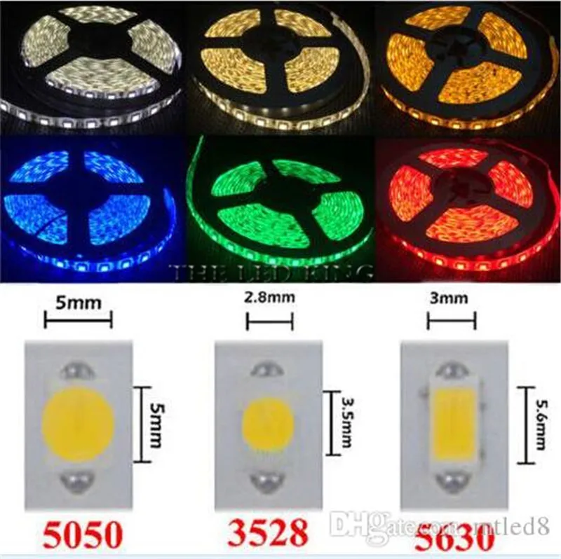 Smd Rgb Led Strip Licht 2835 1M 2M 3M 4M 5M Led Licht Rgb Leds tape Lint Flexibele Controller Dc 12V Adapter Set Rood Blauw Groen