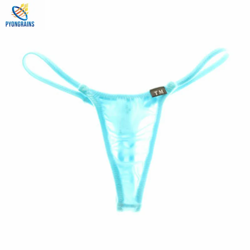 Ropa interior Sexy Gay para hombre, Bikini con suspensorio, bolsa, Tanga, 2017