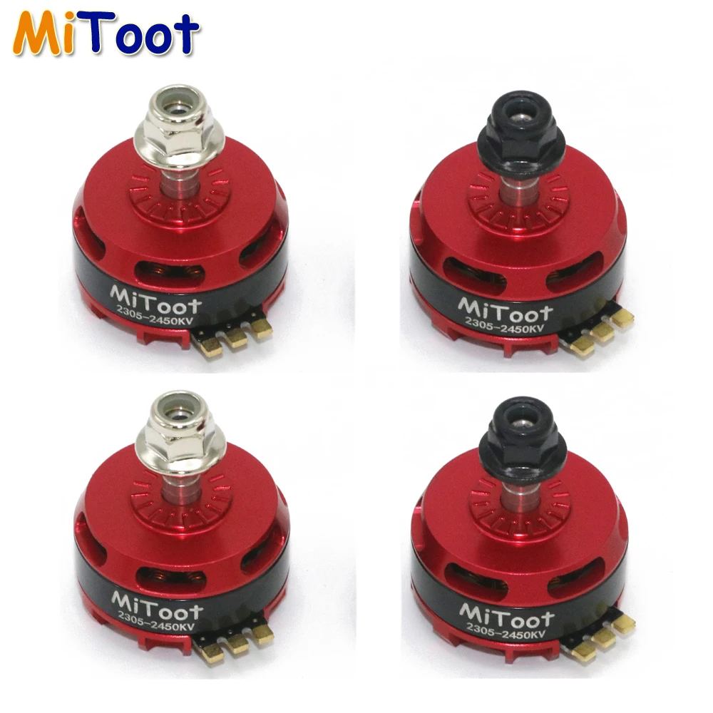 Register verschiffen 4 teile/los original Mitoot 2305 2450kv Bürstenlosen Motor CW CCW 3-5S für QAV-R 220mm 250 270 FPV Racing Quadcopter