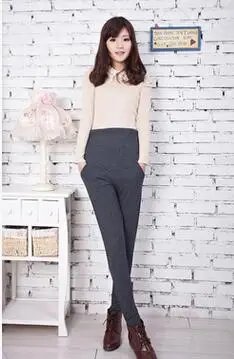 Fashion White/Black Maternity Pants High-waisted Belly Pencil Pants for Pregnant Women Plus Size Maternity Clothes Spring Summer