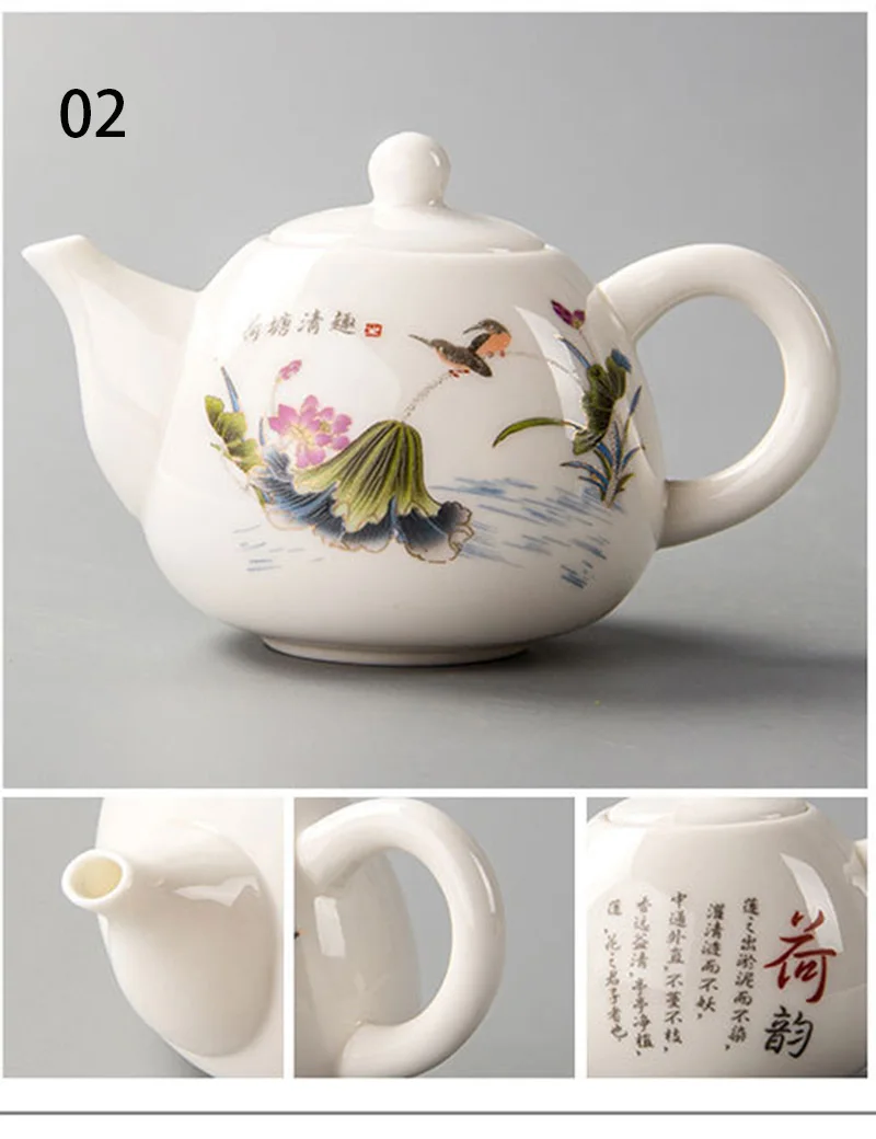 Exquisite Ceramic Kung Fu Tea pot,Chinese Teapot Kettle,Coffee Tea Sets,Chinese traditions Flower Tea Pot,Porcelain Teaware