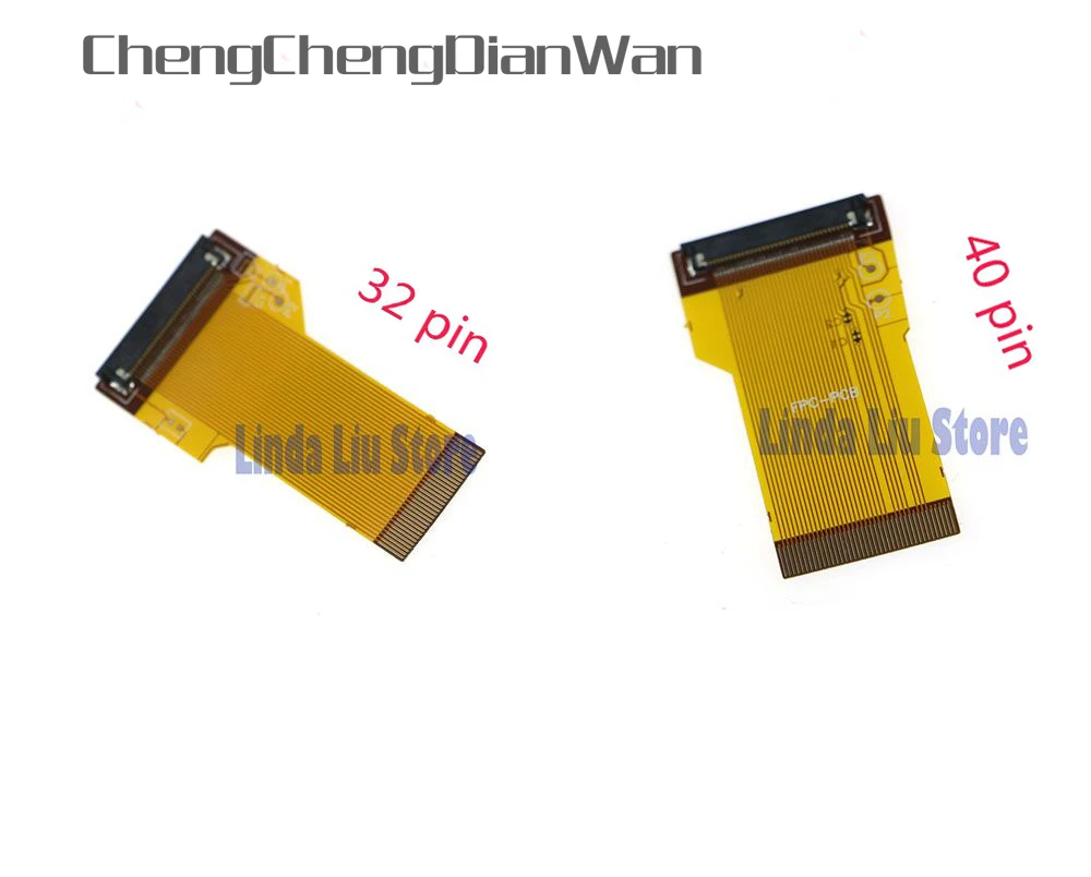 ChengChengDianWan 32pins 40pins DIY Backlit LCD Ribbon Cable Highlighted Ribbon Adapter for GBA SP Screen for GBA 20pcs/lot