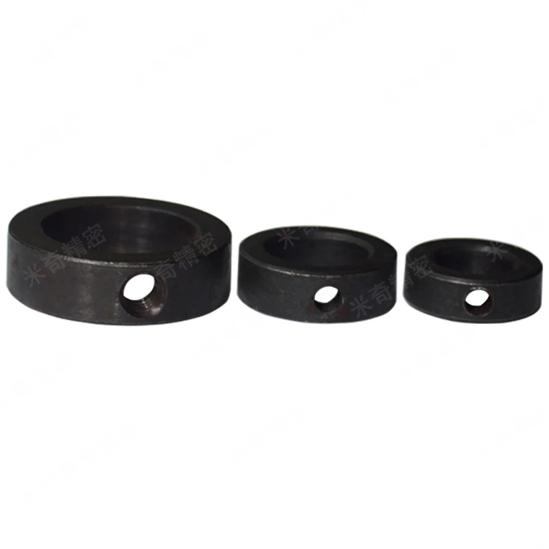 

Carbon steel optical shaft fixing ring shaft collar metal bush spacer ring bearing screw locking ring thrust clamping ring dia3