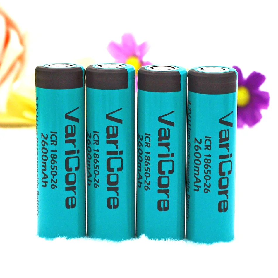 Фонарик с аккумулятором 18650 3,6 В, 2500 мАч