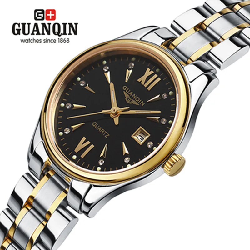 Luxury Brand Original GUANQIN Watch Woman Fashion Luxury Watch GUANQIN Quartz Watch Waterproof Dress Women Ladies Wristwatches