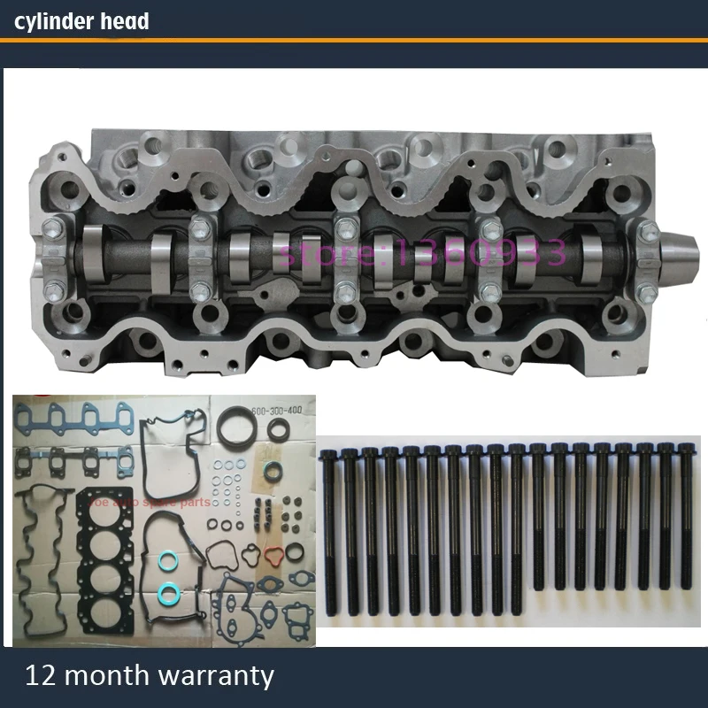 2CTE 3CTE complete cylinder head assembly for Toyota Avensis Carina Picnic Corona Caldina Gaia Ipsum 2.0 2.2 d with gasket bolt