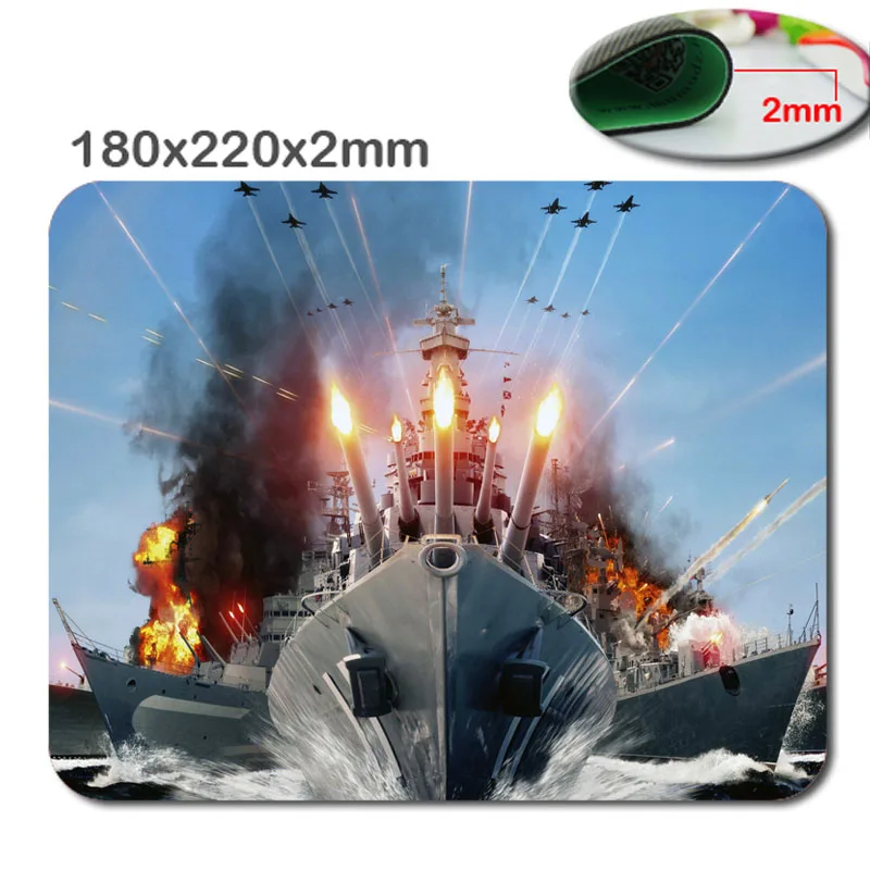 Diy 180X220X2Mm Hd 3D Snelle Afdrukken Non-Slipworld Van Oorlogsschip Kiezen Custom Gaming Muis de Fashion Design Mouse Pad Mousepad