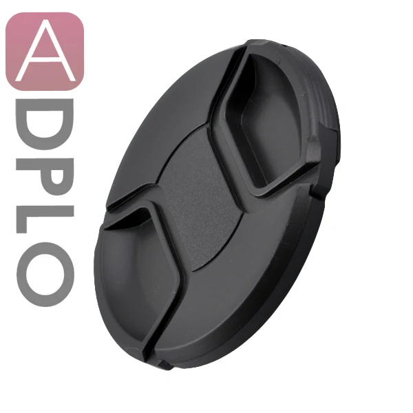 ADPLO 2PCS 62mm 62 mm Center Pinch Front Lens Cap
