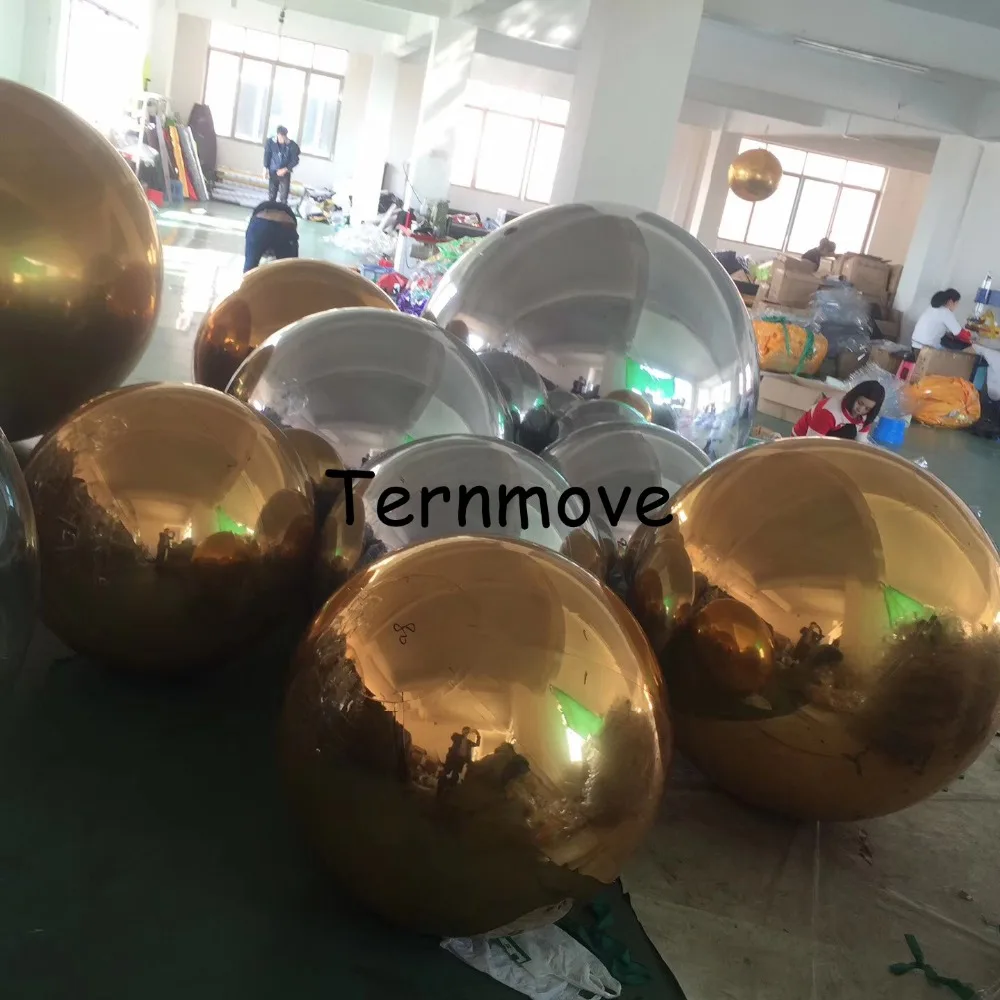 Mirror Ball For Stage Decoration Fashion Hot Selling Inflatable Ballons Clear Inflatable Ball, Wholesale price balloon