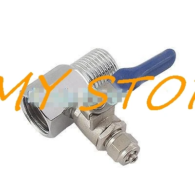 RO T WAY เงิน 1/2 "BSP ชาย-หญิงก๊อกน้ำ Diverter ดื่มน้ำกรอง 1/4" BSP Ball วาล์วสาขาดัดแปลง 1/4 "ท่อ