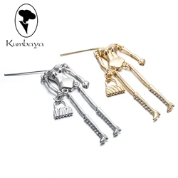 10 pcs/lot New Doll Necklace Alloy Naked Bodies with Crystal Legs White Gold DIY Accessories Handmade Statements NS238-09