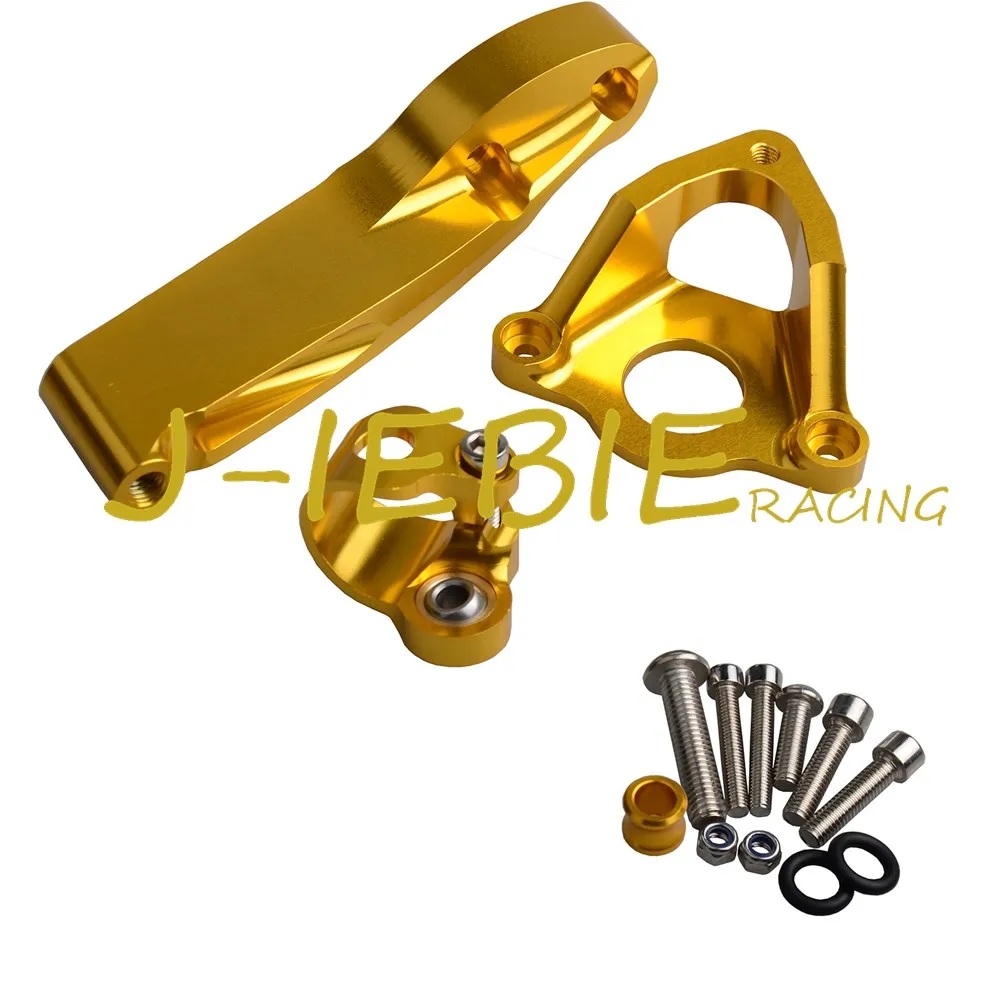 

CNC Steering Damper Stabilizer Bracket Mounting For Honda CBR600RR CBR600 RR 2007-2016 2008 2009 2011 2012 2013 2014 2015 Gold