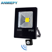 Motion Sensor LED Flood Light 10W 30W 50W AC 220V Waterproof IP66 Reflector Floodlight Lamp foco Led Exterior Spot Outdoor Light