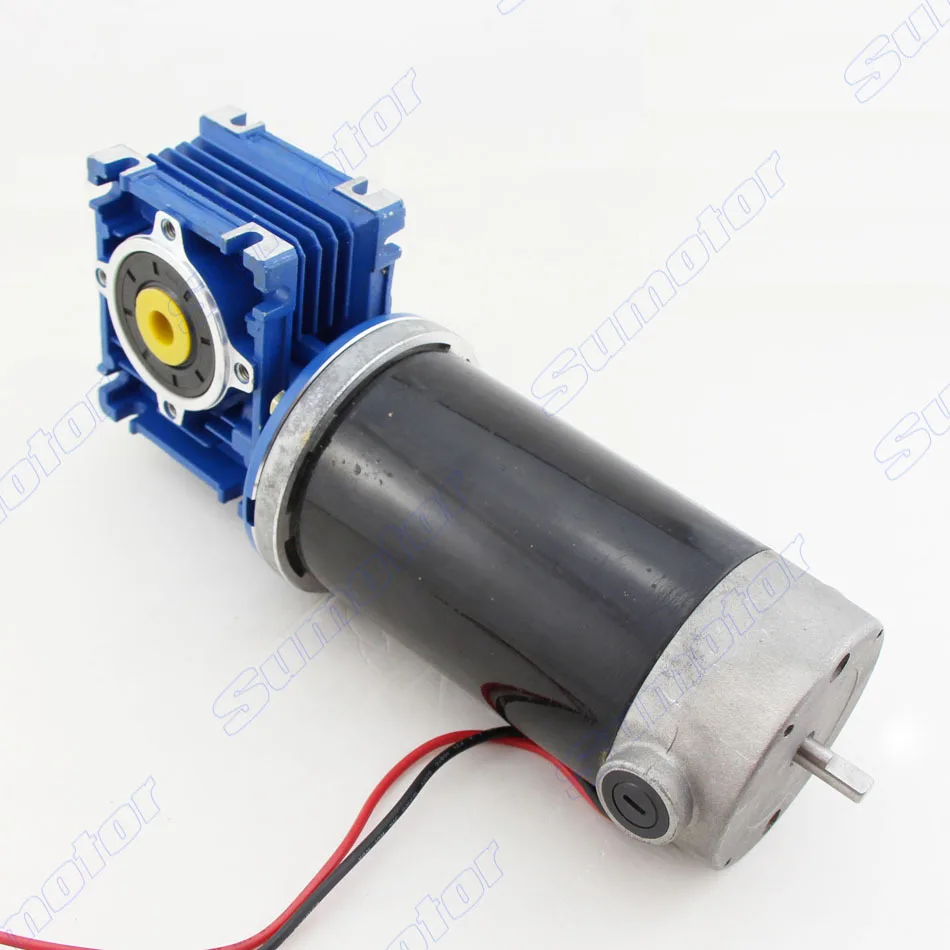 

GW80170 RV040 DC 12V 15A 24V 8A back tail shaft for encoder Worm Gear Motor Reduction Electric engine Large Torque Low speed