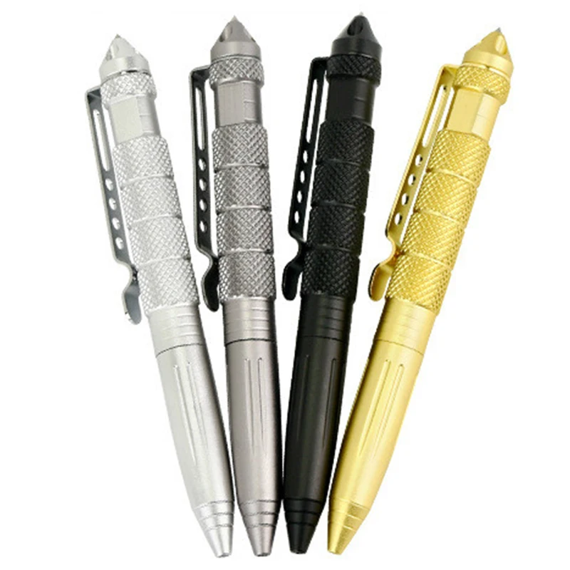 Hohe Qualität verteidigung persönliche Tactical Pen Selbstverteidigung Stift Werkzeug Mehrzweck Luftfahrt Aluminium Anti-skid Tragbare