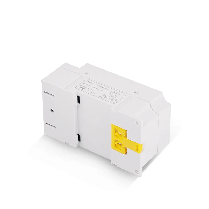 12V DC Input 7 Days Programmable 24hrs MINI TIMER SWITCH Time Relay Output Load High Power 30A