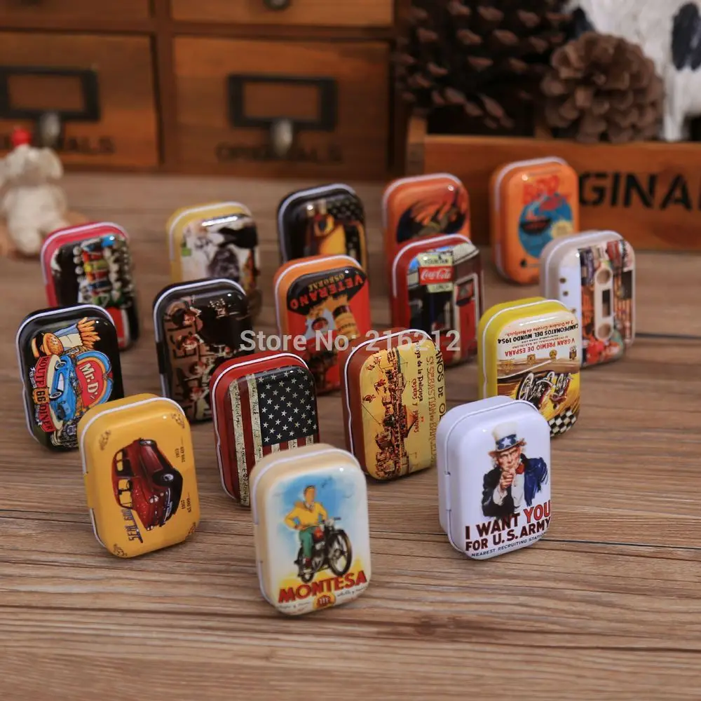 New mini storage bins coin box earring Jewlery box Wedding favor tin Candy box