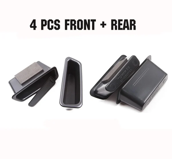 4PCs FOR 2009-2016 2017 VOLVO XC60 Door Handle Arm Rest Storage Box Front Door Rear Door Box Glove Tray 2013 2014 2015