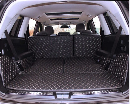 

High quality! Special car trunk mats for Mercedes Benz GL 350 X164 2011-2006 7 seats cargo liner mat boot carpets for GL350 2009