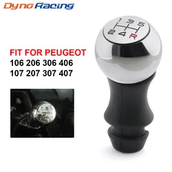 5 Speed Car MT Gear Shift Knob Lever Shifter Handle Stick For Peugeot 106 206 306 406 107 207 307 407 BX101577