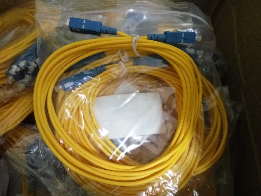 

SC / UPC 3M Simplex mode fiber optic patch cord SC UPC 3M 3.0mm or 2.0mm FTTH fiber optic jumper cable